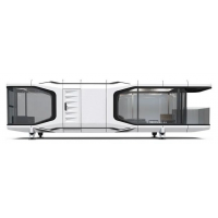 方晨裝配式建筑鄉村民宿戶外房屋：太空艙E7