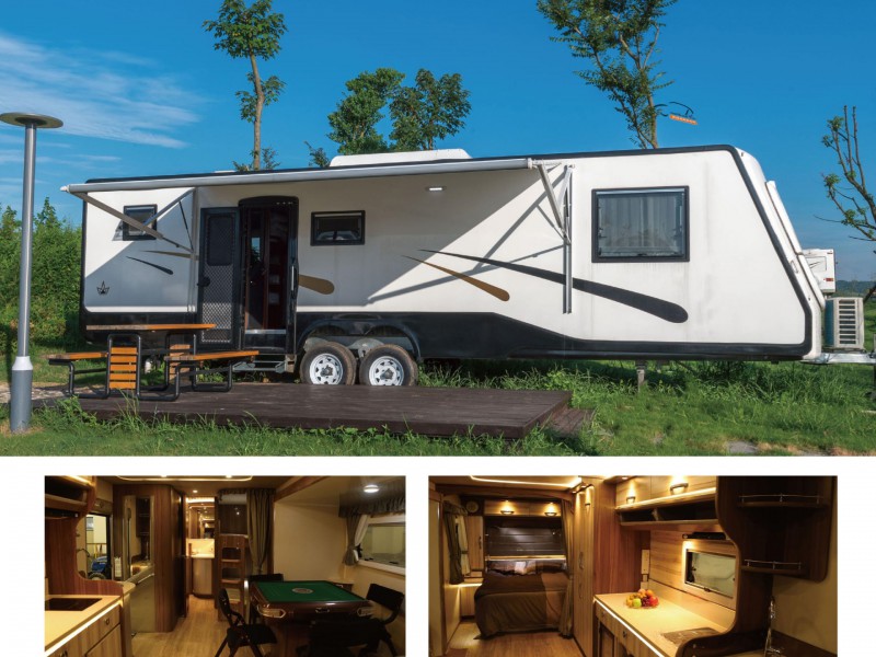 方晨鄉村民宿裝配式建筑：移動房車