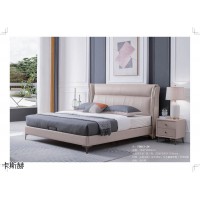 深圳卡斯赫靜音軟床，現(xiàn)代時(shí)尚輕奢極簡(jiǎn)軟體床，頭層牛皮、硅膠皮、貓抓布軟床廠家