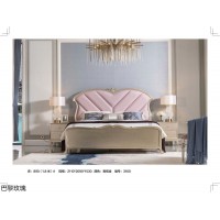 巴黎玫瑰家具，南康歐美輕奢家具，歐式、美式輕奢實木床，江西域弘家具生產廠家