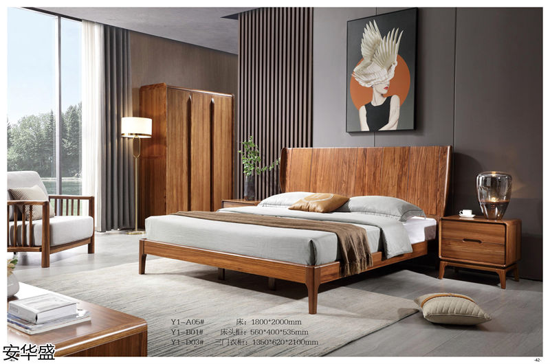 安華盛現(xiàn)代極簡烏金木家具