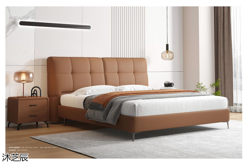 沐芝辰現(xiàn)代極簡(jiǎn)軟體床、軟體沙發(fā)