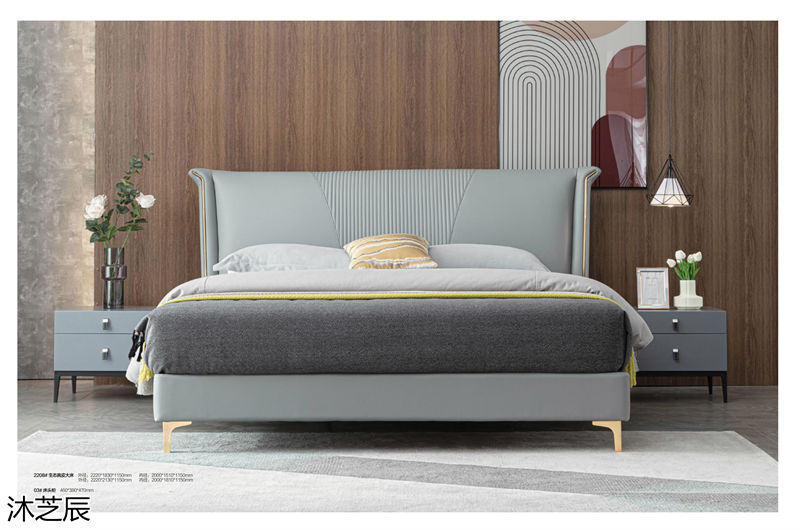 沐芝辰現(xiàn)代極簡(jiǎn)軟體床、軟體沙發(fā)