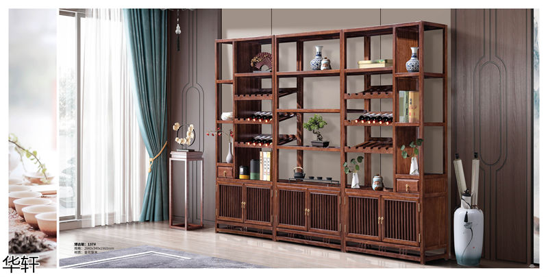 華軒家私 金花梨木、烏金木辦公·茶室空間家具