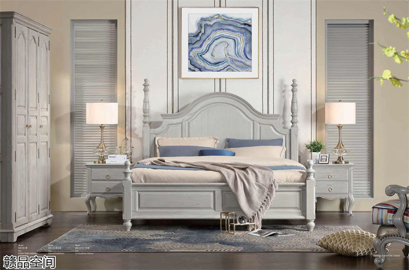 贛品空間高級灰系列美式家具