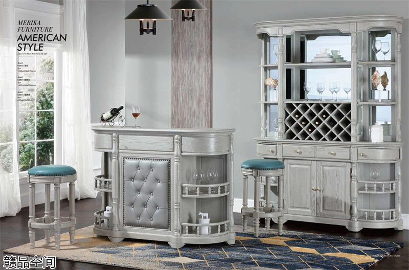 贛品空間高級灰系列美式家具