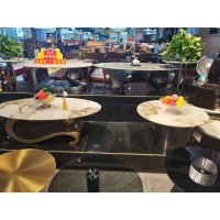 山水五金輕奢不銹鋼家具，江西南康時尚輕奢不銹鋼、巖板、鋼化灰玻璃茶幾生產廠家
