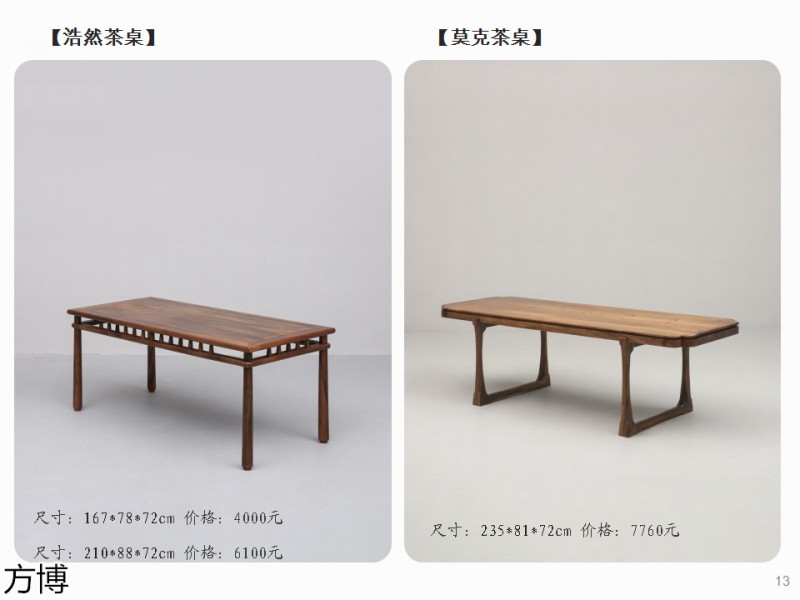 方博木舍 南美胡桃木、北美黑胡桃木茶空間家具