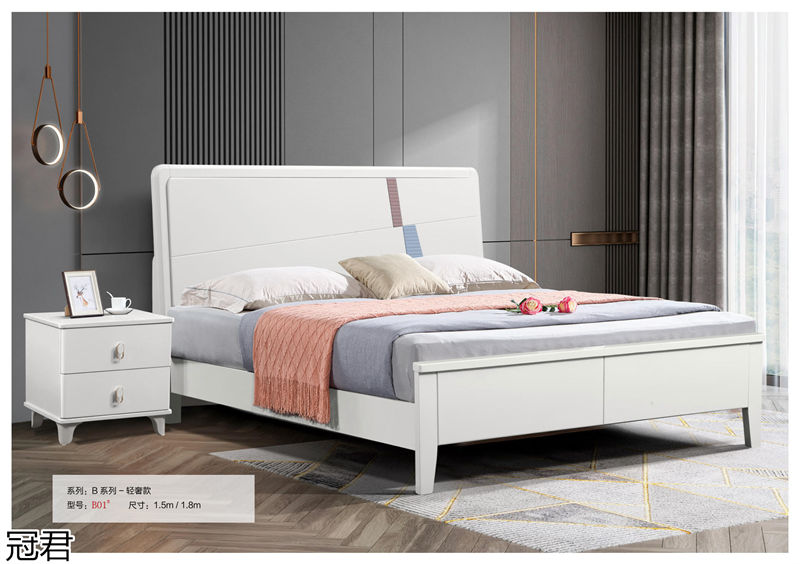 冠君實(shí)木床