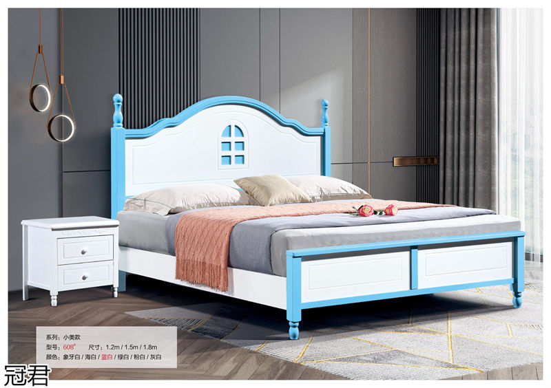 冠君實(shí)木床