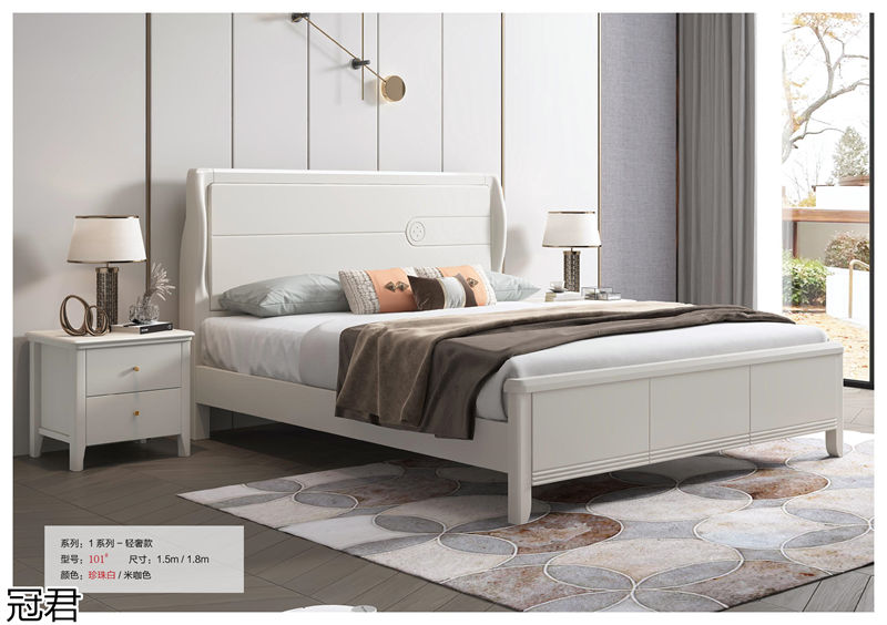 冠君實(shí)木床