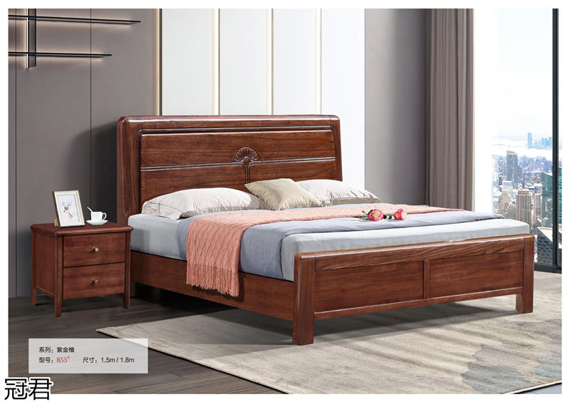 冠君實(shí)木床