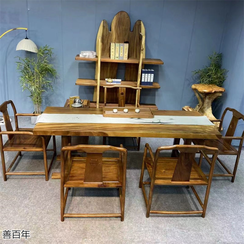 善百年原木大板茶臺