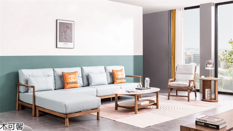 木可馨現代輕奢風格北美白蠟木套房家具