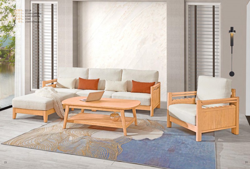 振泰福瑞&middot;南簡 現代極簡風格白橡家具