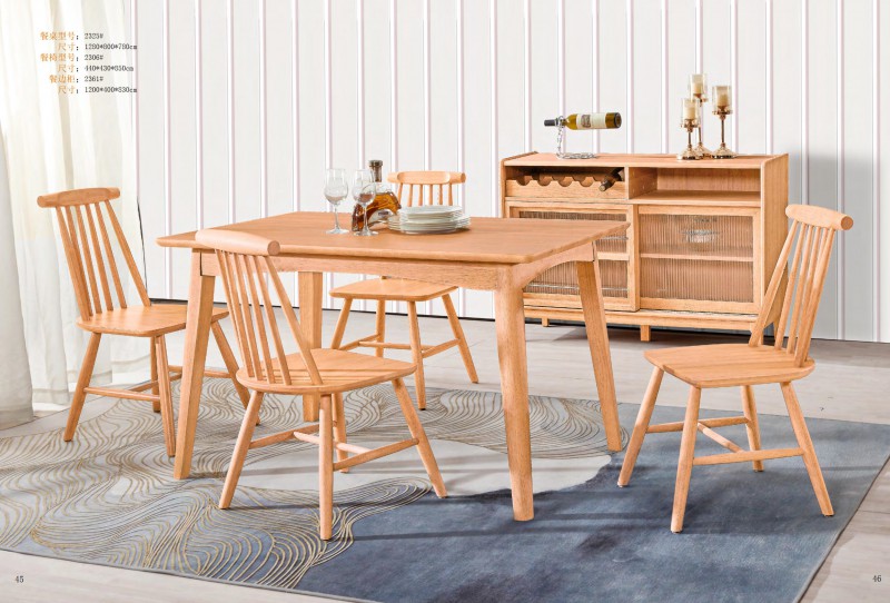 振泰福瑞&middot;南簡 現代極簡風格白橡家具