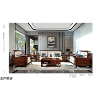 南康新中式家具，江西國雅新中式實木套房，國雅新中式家具，金戶美居家具廠家