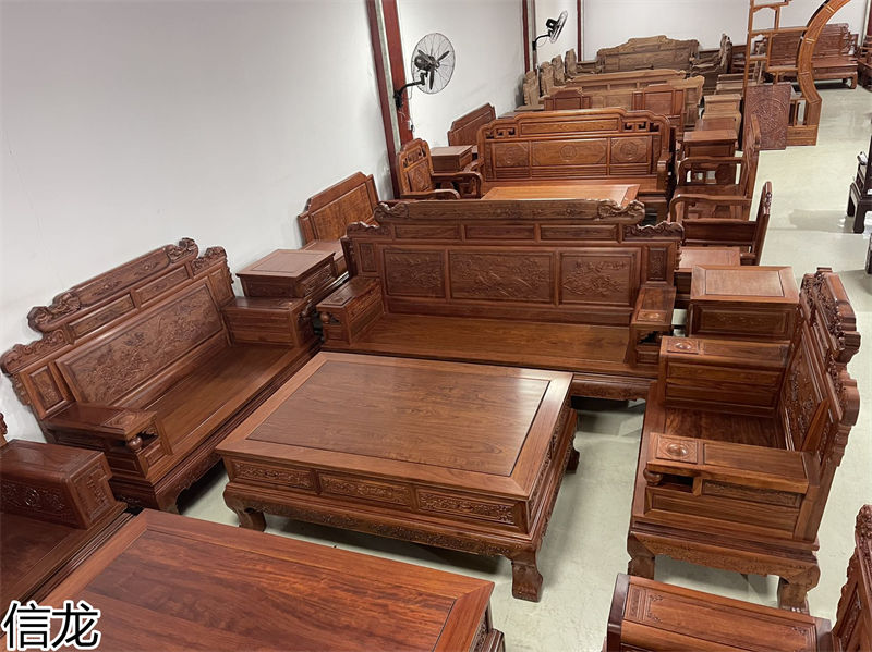 信龍紅木巴花家具