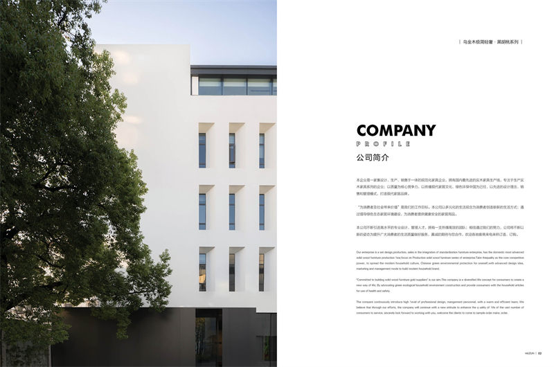 木樽極簡輕奢烏金木家具