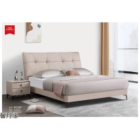 馨月緣時(shí)尚輕奢軟床，南康皮床，江西生態(tài)真皮、硅膠皮、貓抓布、科技布軟床廠家