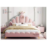 嘻哈年華青少年兒童軟體床K62#（深粉+白）