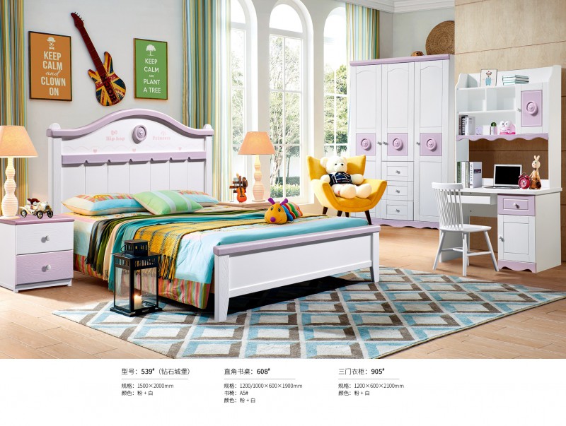 炫彩青少年兒童床539#（磚石城堡）