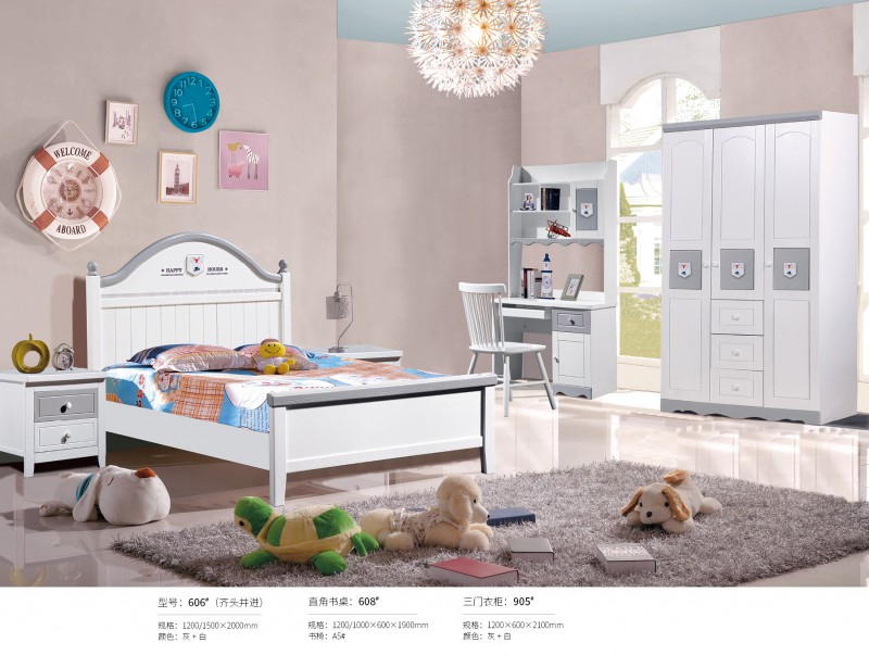 炫彩青少年兒童床606#（齊頭并進）