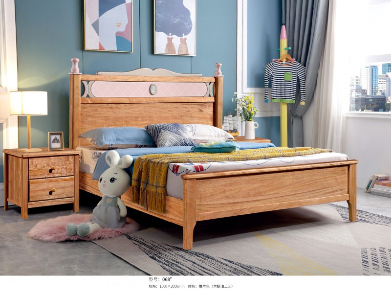 金絲檀木青少年兒童床068#