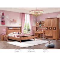 嘻哈年華金絲檀木青少年兒童床C-096#