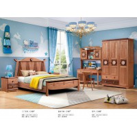 嘻哈年華金絲檀木青少年兒童床C-086#