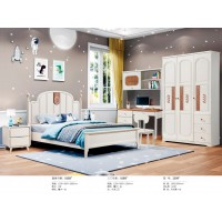 嘻哈年華奶油風青少年兒童床2309#