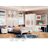 嘻哈年華奶油風青少年兒童床2306#