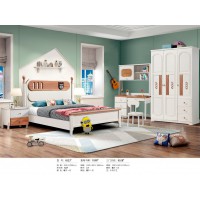 嘻哈年華奶油風青少年兒童床6523#