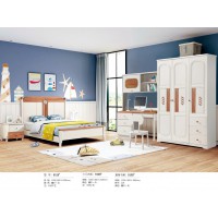 嘻哈年華奶油風青少年兒童床6519#