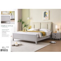 豪銘鈺時尚簡約家具，南康實木床，江西極簡奶油風(fēng)、意式軟體床、輕奢軟包床廠家