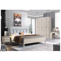 長樂實木套房家具，江西南康奶油灰家具、北美胡桃色、紅茶色中式實木套房生產廠家