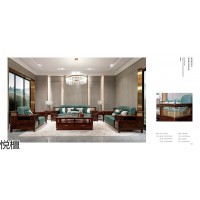 悅檀新中式家具，南康簡奢現(xiàn)代新中式家具，江西新中式黑檀木家具，賢寶家具廠家