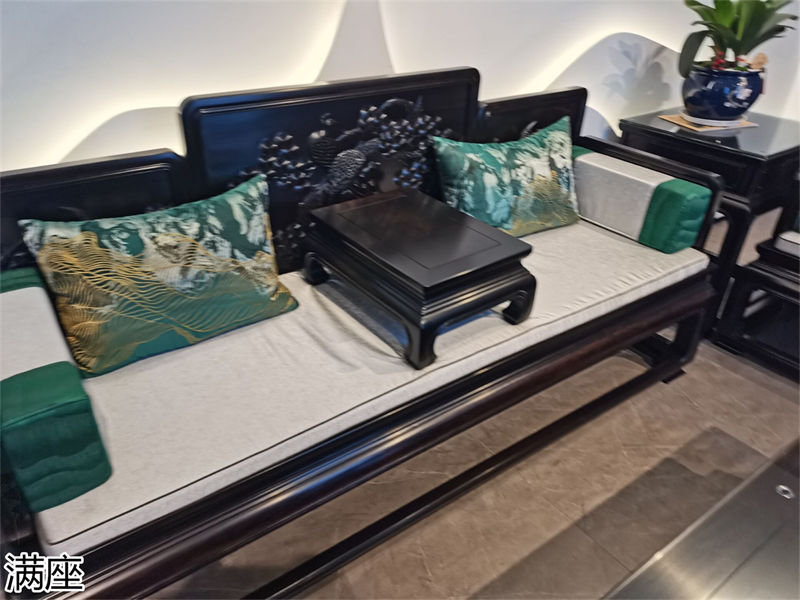 滿座紫光檀紅木家具