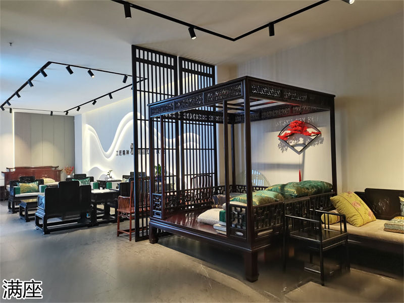 滿座紫光檀紅木家具