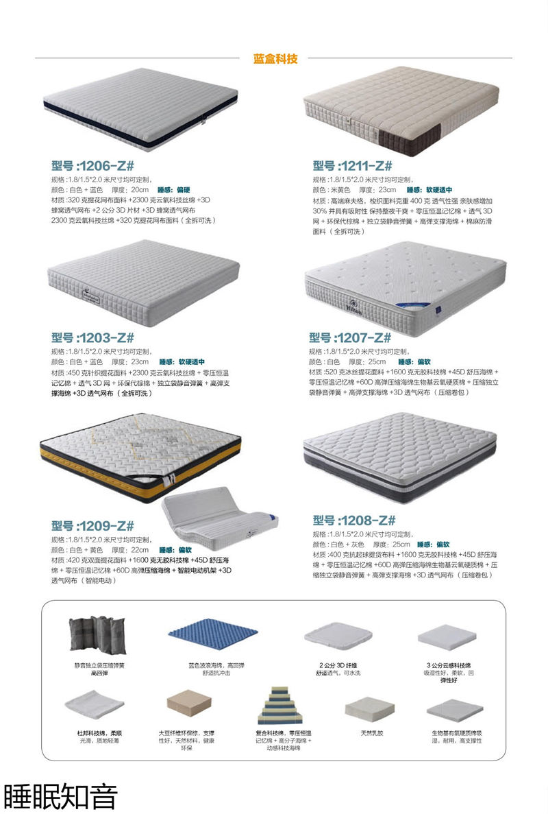 睡眠知音床墊