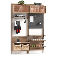 歌樂美白蠟木玄關柜