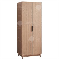 歌樂美白蠟木S1021兩門衣柜