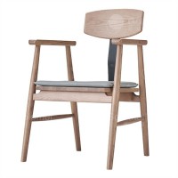 歌樂美白蠟木S3009書椅