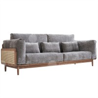 歌樂(lè)美白蠟?zāi)維2018三人位沙發(fā)