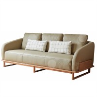 歌樂(lè)美白蠟?zāi)綡6095三人位沙發(fā)