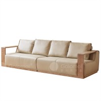 歌樂(lè)美白蠟?zāi)綡6092四人位沙發(fā)