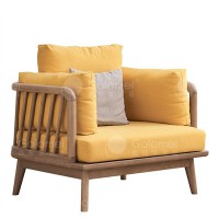 歌樂(lè)美白蠟?zāi)?26單人位沙發(fā)