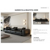 輕奢極簡(jiǎn)風(fēng)格軟體家具，南康軟體沙發(fā)、皮床，江西皮沙發(fā)、軟床，園墅美家家具廠家