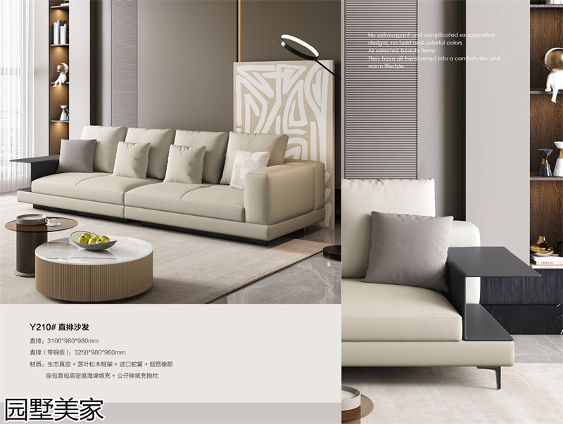 園墅美家輕奢極簡軟體家具