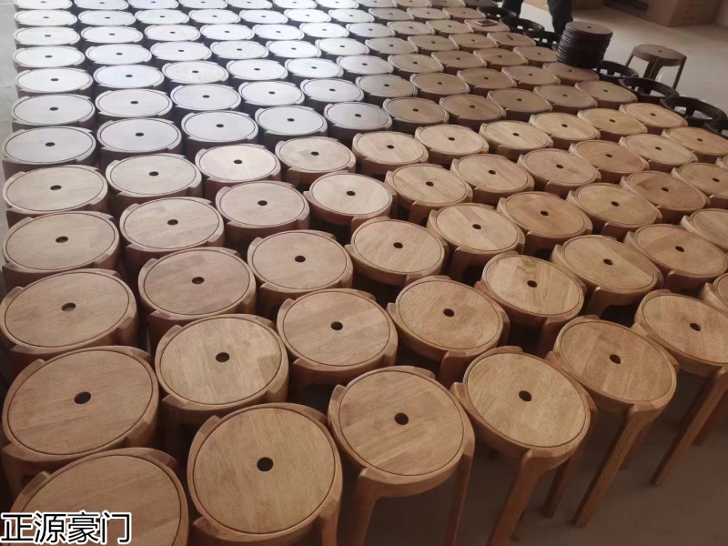 正源豪門 高端原木風車凳